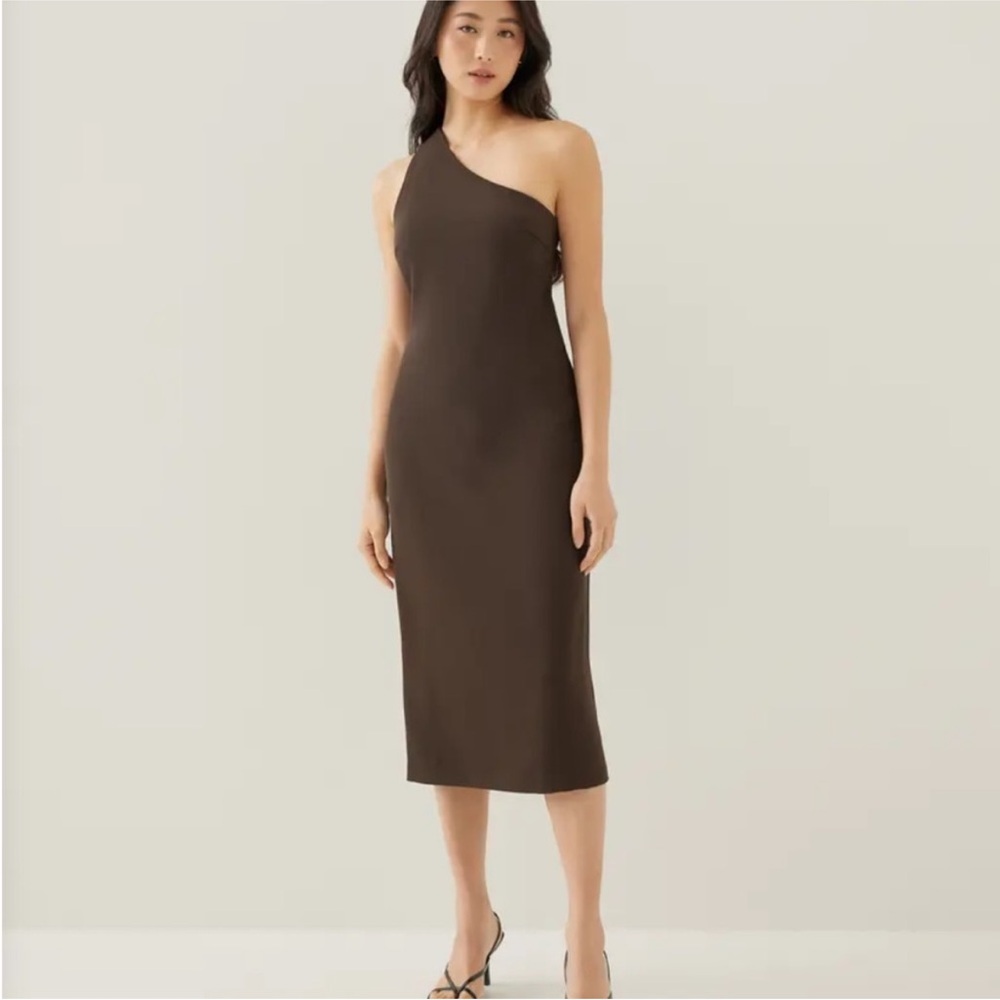 Love Bonito Black One Shoulder Kristina Dress